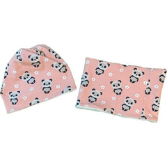 2er Set Mädchen Panda Mütze + Halstuch - Emily's Wunderlädchen | Baby- und Kindersecondhand