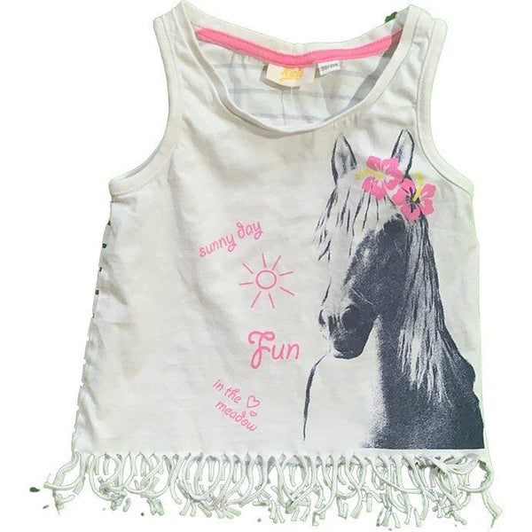 Ärmelloses Shirt "Sunny day - fun in the meadow" - Emily's Wunderlädchen Baby- und Kindersecondhand