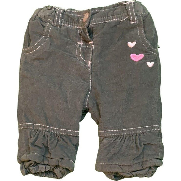 Cordhose lang mit Herz - Emily's Wunderlädchen Baby- und Kindersecondhand