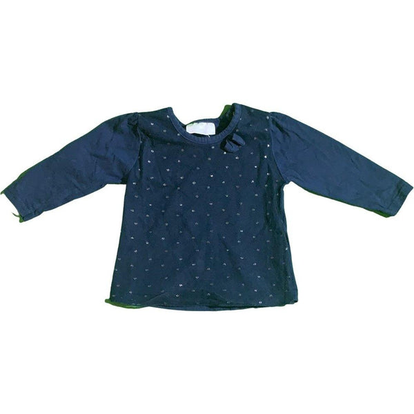 Festliches Langarmshirt mit Tüllstoff - Emily's Wunderlädchen Baby- und Kindersecondhand