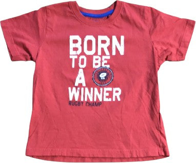 Kurzarmshirt "Born to be a winner"