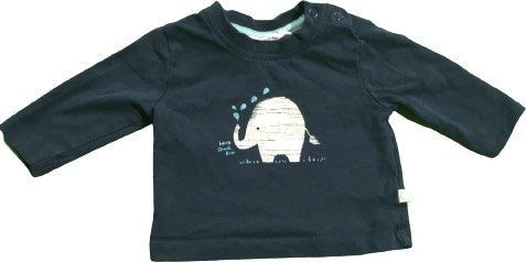 Langarmshirt mit Elefanten