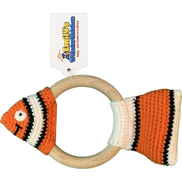 Häkeltier Greifling Fisch - Emily's Wunderlädchen Baby- und Kindersecondhand