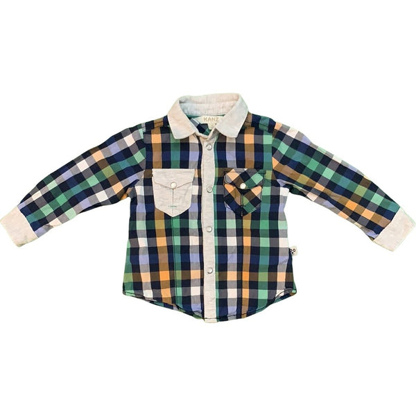Hemd Kanz kariert mit Taschen - Emily's Wunderlädchen Baby- und Kindersecondhand