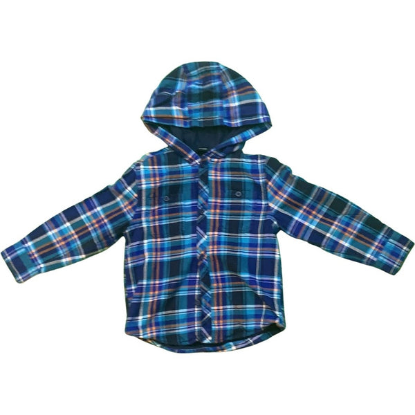 Hemd mit Kapuze kariert - Emily's Wunderlädchen Baby- und Kindersecondhand