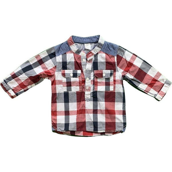 Hemd mit Taschen kariert - Emily's Wunderlädchen Baby- und Kindersecondhand
