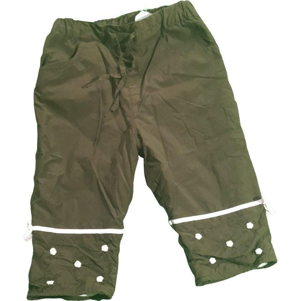 Hose gefüttert mit Blümchenelementen - Emily's Wunderlädchen Baby- und Kindersecondhand