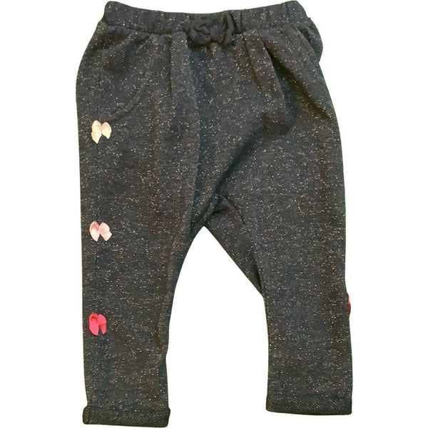 Hose mit Schleifen und Glitzer - Emily's Wunderlädchen Baby- und Kindersecondhand