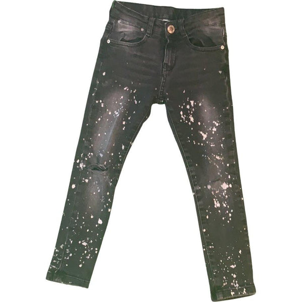 Jeanshose lang gefleckt weiß - Emily's Wunderlädchen Baby- und Kindersecondhand