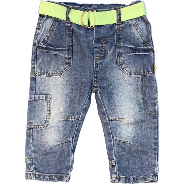 Jeanshose mit Gürtel - Emily's Wunderlädchen Baby- und Kindersecondhand