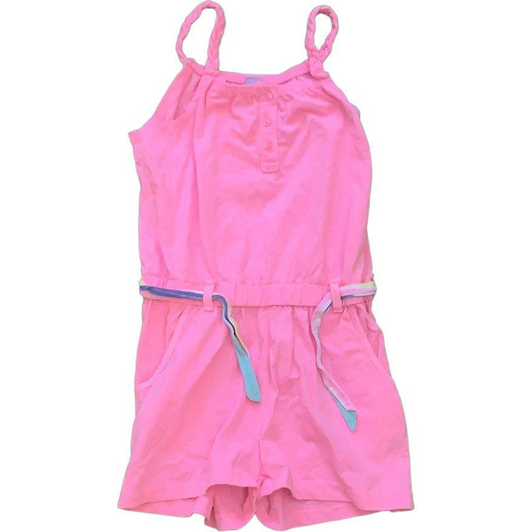 Jumpsuit kurz mit geflochtenen Trägern - Emily's Wunderlädchen Baby- und Kindersecondhand