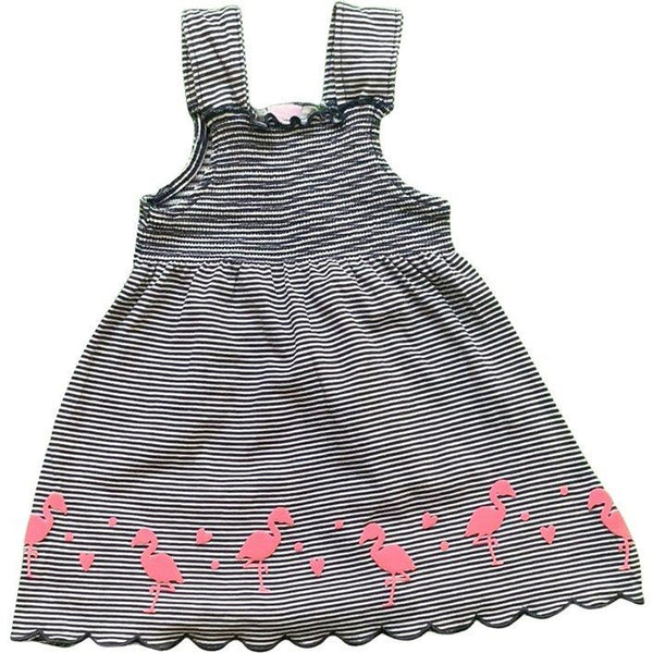 Kleidchen mit pinken Flamingos - Emily's Wunderlädchen Baby- und Kindersecondhand