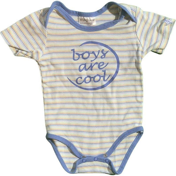 Kurzarmbody "boys are cool" - Emily's Wunderlädchen Baby- und Kindersecondhand