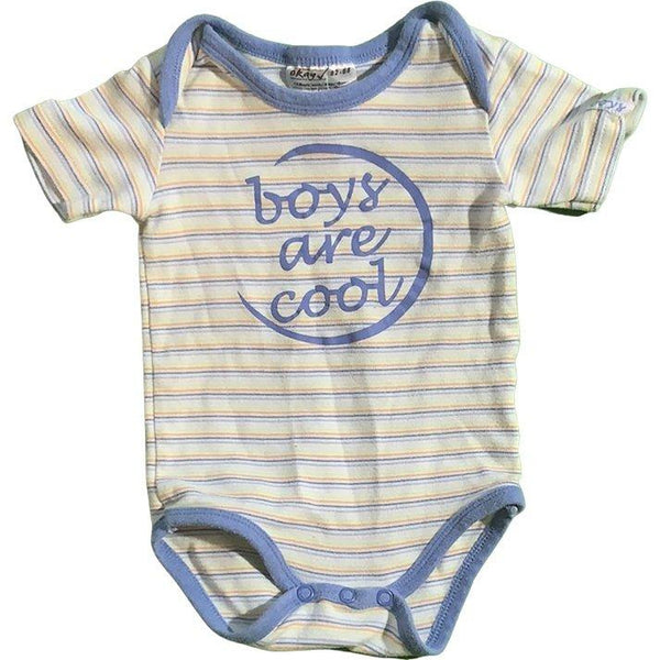 Kurzarmbody "boys are cool" - Emily's Wunderlädchen Baby- und Kindersecondhand