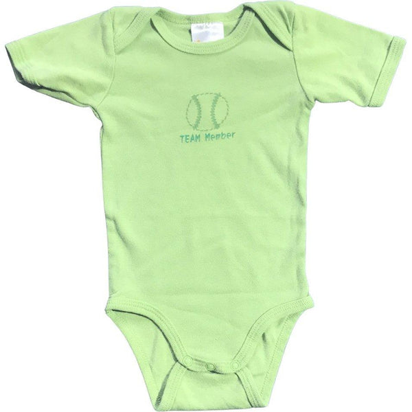 Kurzarmbody "Team Member" - Emily's Wunderlädchen Baby- und Kindersecondhand