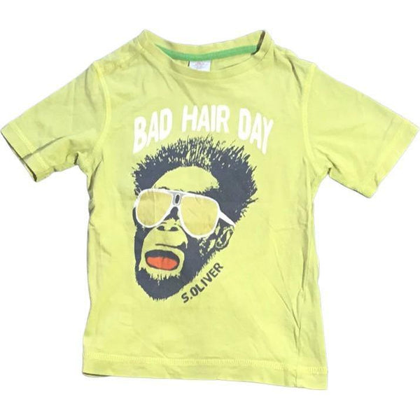 Kurzarmshirt "Bad Hair Day" - Emily's Wunderlädchen Baby- und Kindersecondhand