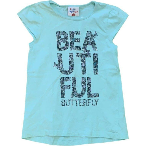 Kurzarmshirt "Beautiful Butterfly" - Emily's Wunderlädchen Baby- und Kindersecondhand