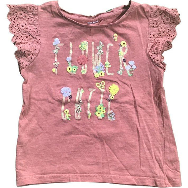 Kurzarmshirt "Flower Cutie" - Emily's Wunderlädchen Baby- und Kindersecondhand