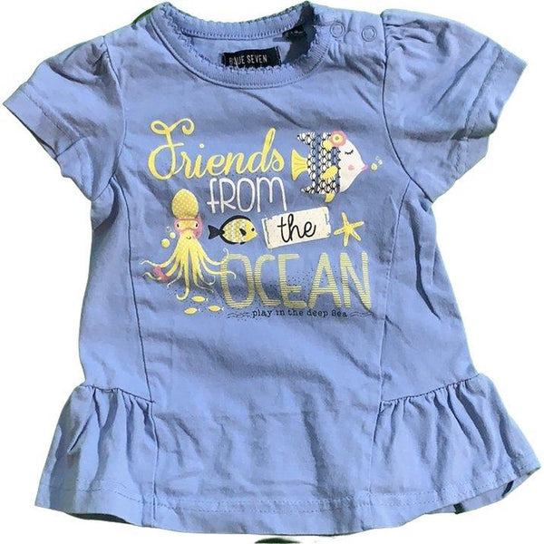 Kurzarmshirt "Friends from the Ocean" - Emily's Wunderlädchen Baby- und Kindersecondhand