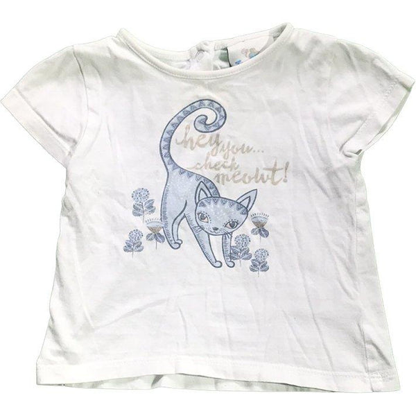 Kurzarmshirt "hey you ckeck me out!" - Emily's Wunderlädchen Baby- und Kindersecondhand