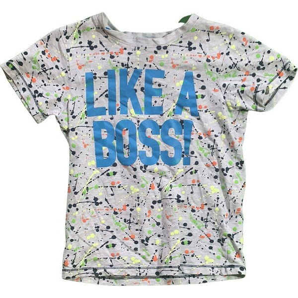 Kurzarmshirt "Lika a boss!" - Emily's Wunderlädchen Baby- und Kindersecondhand