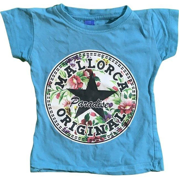 Kurzarmshirt "Mallorca Paradise" - Emily's Wunderlädchen Baby- und Kindersecondhand