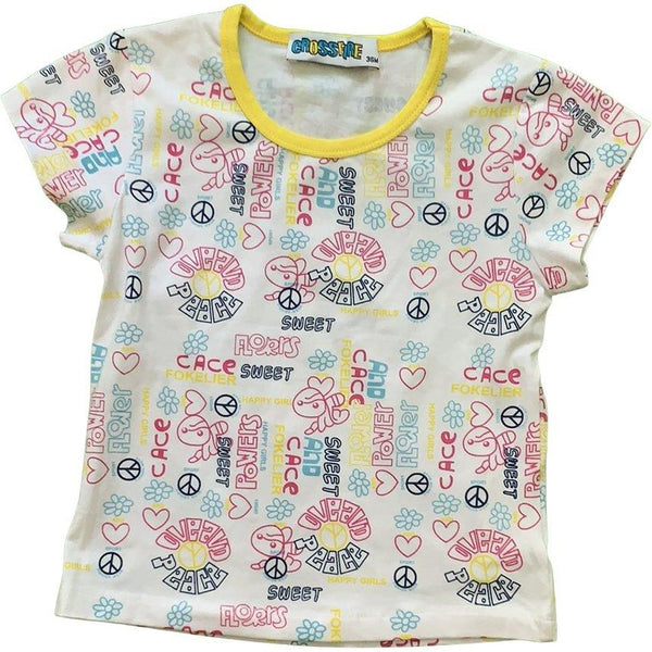 Kurzarmshirt "Peace" - Emily's Wunderlädchen Baby- und Kindersecondhand