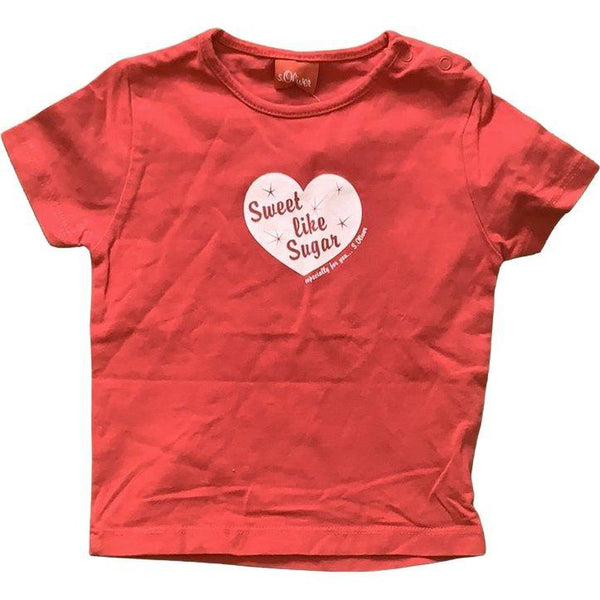 Kurzarmshirt "Sweet like sugar" - Emily's Wunderlädchen Baby- und Kindersecondhand