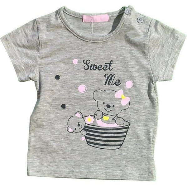 Kurzarmshirt "Sweet me" - Emily's Wunderlädchen Baby- und Kindersecondhand