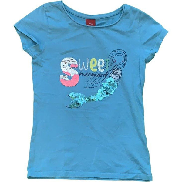 Kurzarmshirt "Sweet mermaid" - Emily's Wunderlädchen Baby- und Kindersecondhand