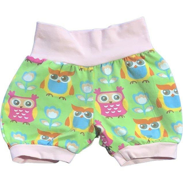 kurze Hose mit Eulenmotiv Handmade - Emily's Wunderlädchen Baby- und Kindersecondhand