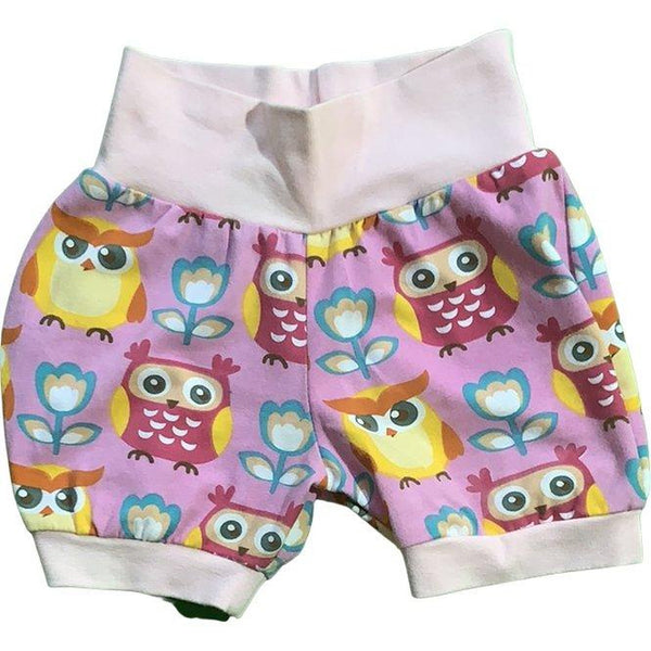 kurze Hose mit Eulenmotiv Handmade - Emily's Wunderlädchen Baby- und Kindersecondhand
