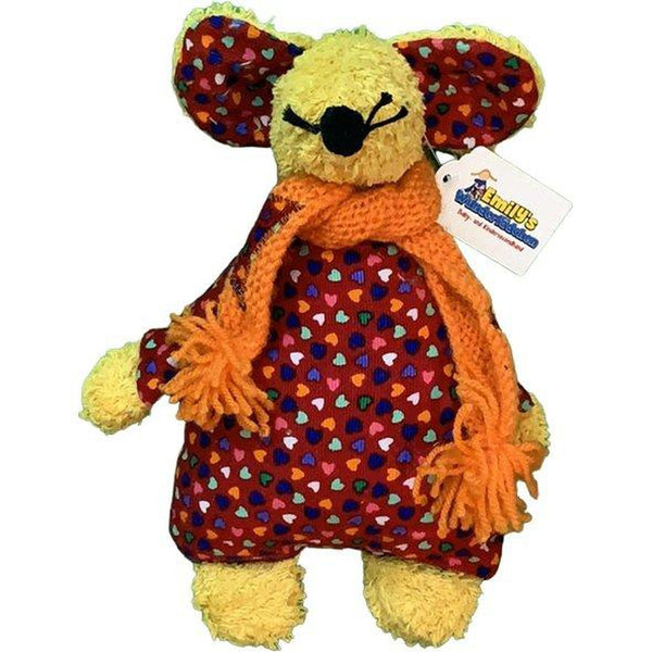 Kuschelmaus | Speedy | Herze | rot - Emily's Wunderlädchen Baby- und Kindersecondhand