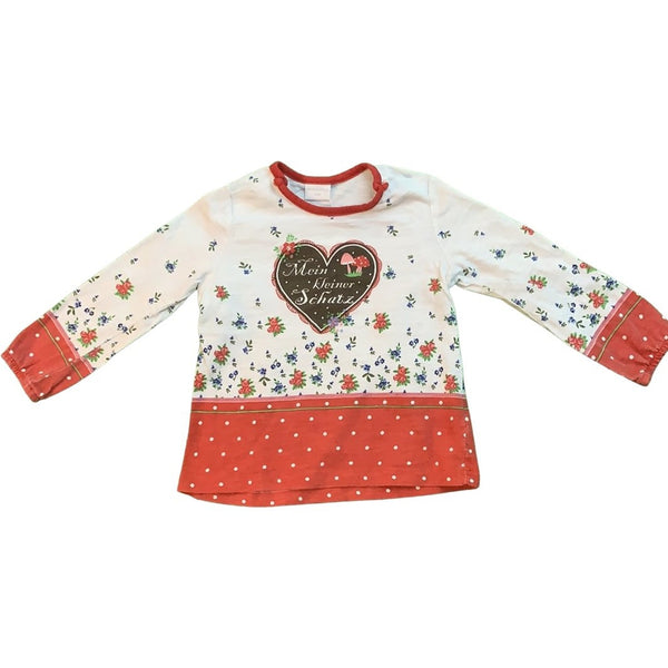 Langarmshirt Mein kleiner Schatz Blumen - Emily's Wunderlädchen Baby- und Kindersecondhand