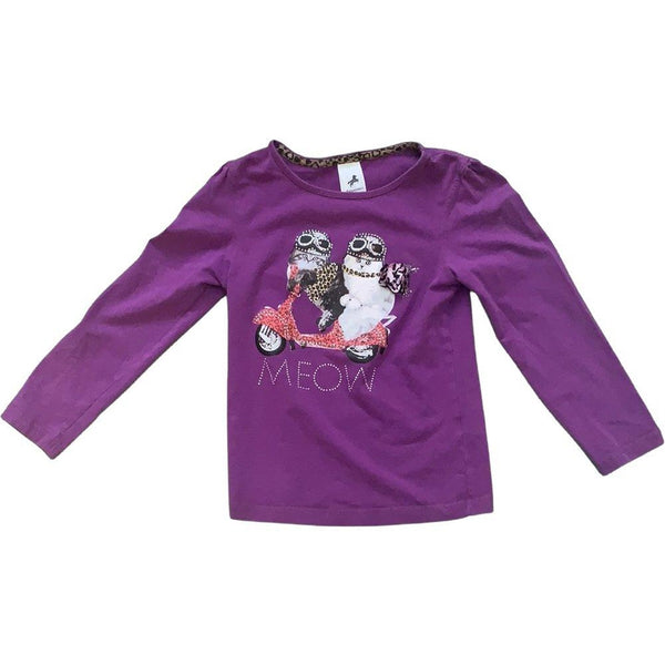 Langarmshirt "Meow" - Emily's Wunderlädchen Baby- und Kindersecondhand