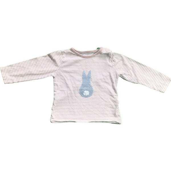 Langarmshirt mit Häschen gestreift - Emily's Wunderlädchen Baby- und Kindersecondhand