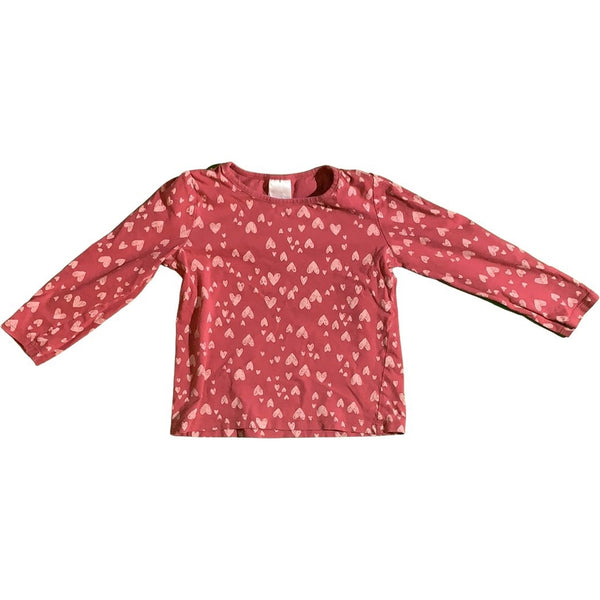 Langarmshirt mit Herzen - Emily's Wunderlädchen Baby- und Kindersecondhand