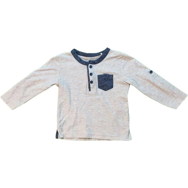 Langarmshirt mit Knöpfen - Emily's Wunderlädchen Baby- und Kindersecondhand