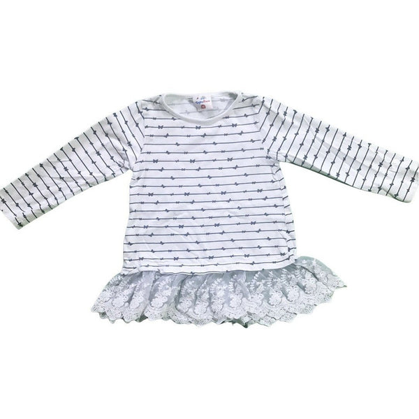 Langarmshirt mit Spitze - Emily's Wunderlädchen Baby- und Kindersecondhand