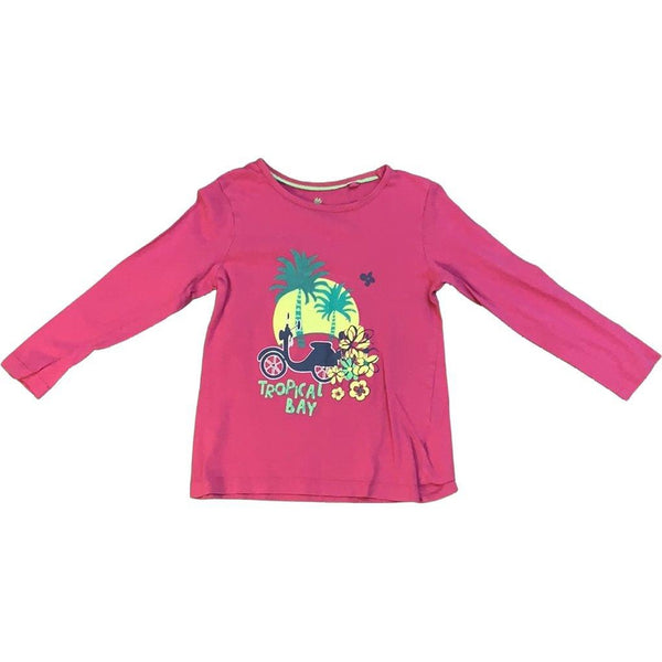 Langarmshirt Tropical bay - Emily's Wunderlädchen Baby- und Kindersecondhand