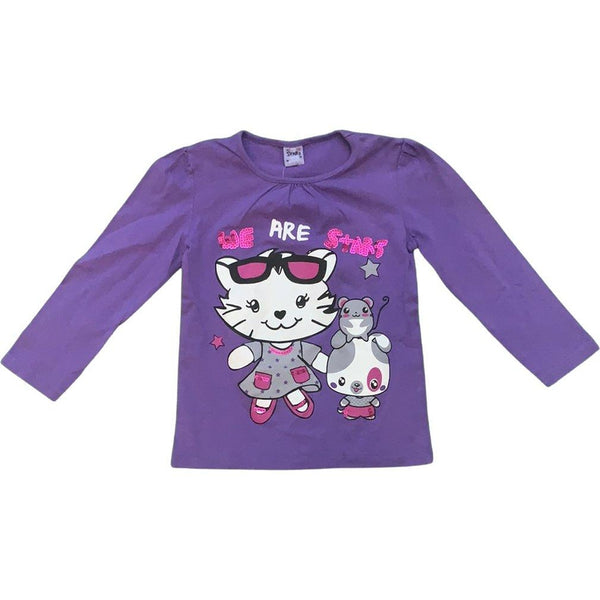 Langarmshirt "We are stars" - Emily's Wunderlädchen Baby- und Kindersecondhand