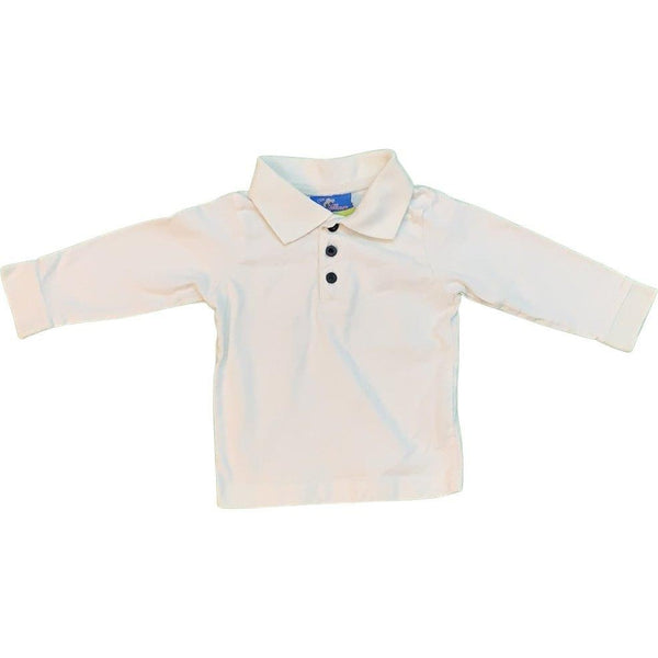 Langarmshirt weiß mit Knöpfen - Emily's Wunderlädchen Baby- und Kindersecondhand