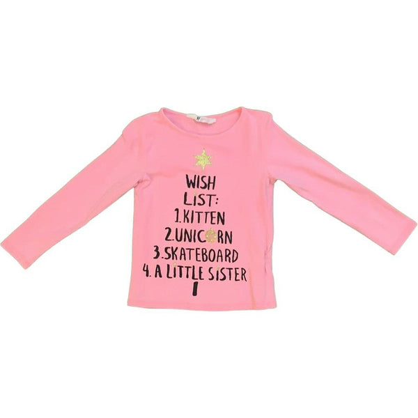 Langarmshirt Wish List - Emily's Wunderlädchen Baby- und Kindersecondhand