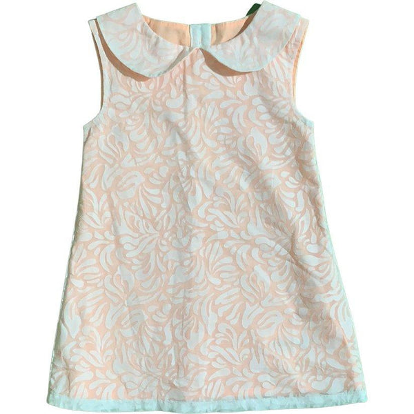 Leichtes Sommerkleid mit Bubikragen gemustert - Emily's Wunderlädchen Baby- und Kindersecondhand