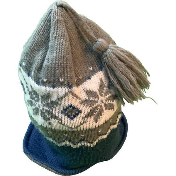 Mütze mit Bommel und Schneeflogen - Emily's Wunderlädchen Baby- und Kindersecondhand