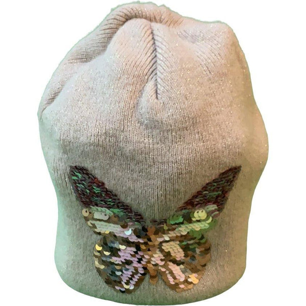 Mütze mit Pailetten/Schmetterling - Emily's Wunderlädchen Baby- und Kindersecondhand