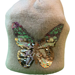 Mütze mit Pailetten/Schmetterling - Emily's Wunderlädchen Baby- und Kindersecondhand