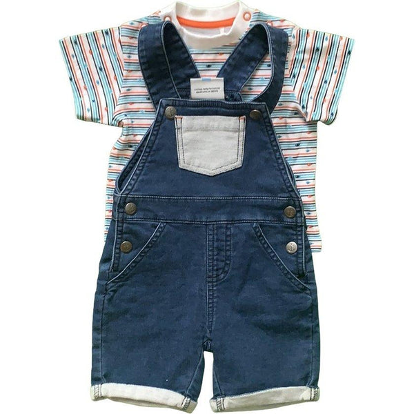 NEU 2er Set Shirt & kurze Latzhose - Emily's Wunderlädchen Baby- und Kindersecondhand