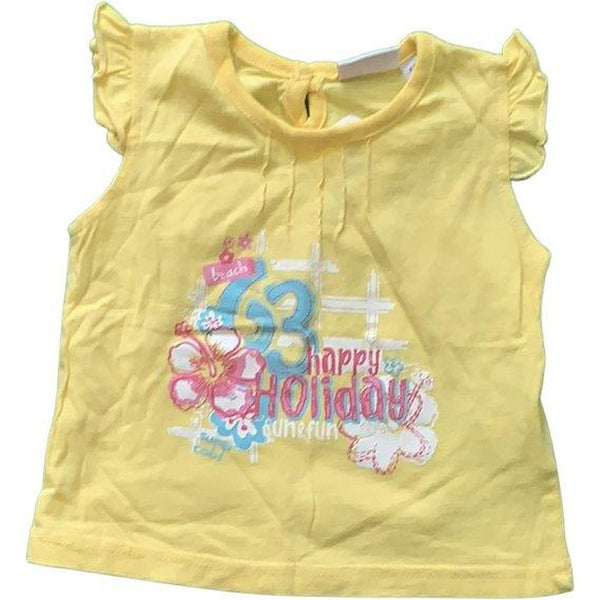 Shirt kurz "Happy Holiday" - Emily's Wunderlädchen Baby- und Kindersecondhand