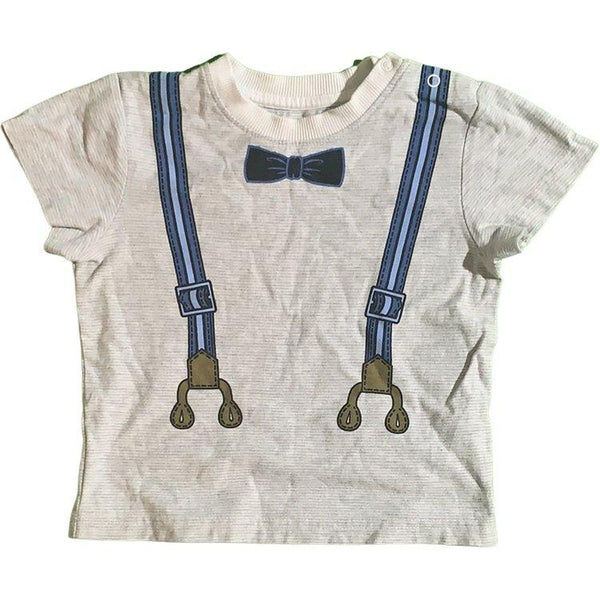 Shirt mit Trägern und Fliege - Emily's Wunderlädchen Baby- und Kindersecondhand